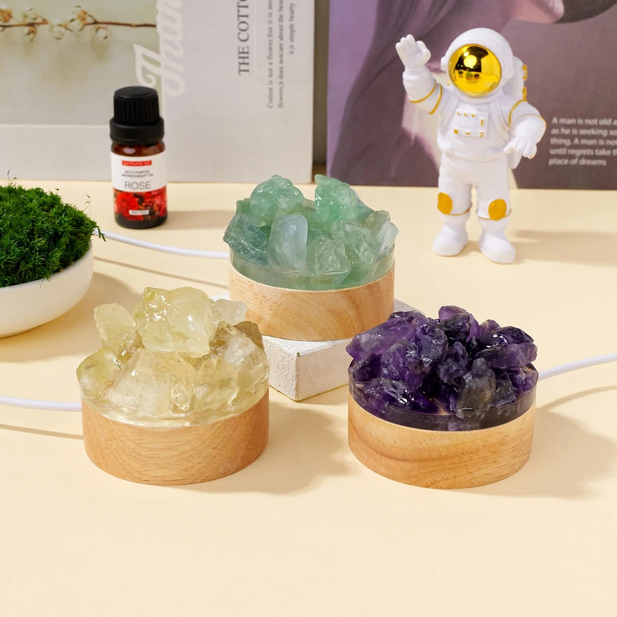 AuraStone Crystal Lamp