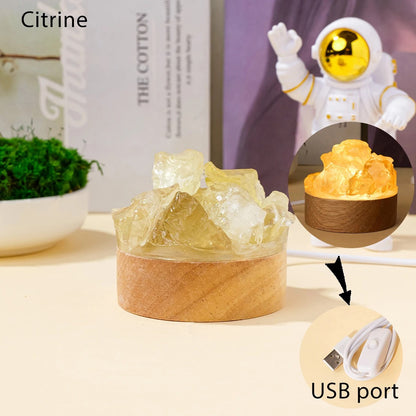 AuraStone Crystal Lamp